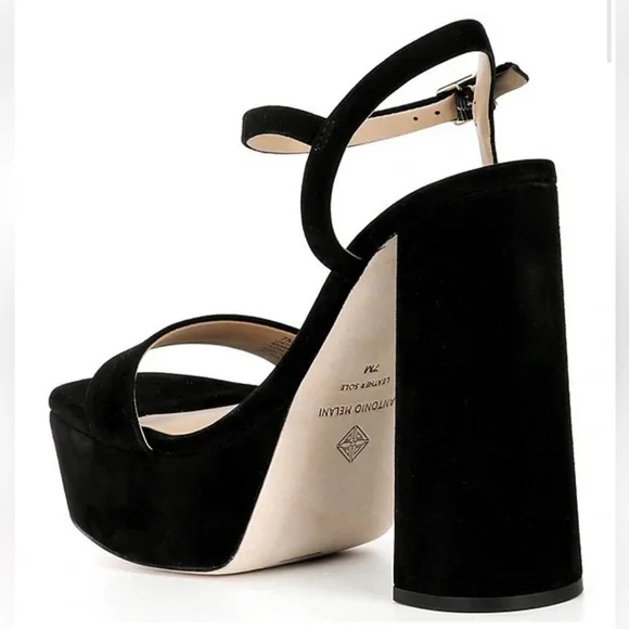 NWT Antonio Melani Seena Suede Platform Dress Sandals Sz 8 (no original box) - Picture 4 of 13